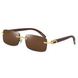 FRAMELESS ORIGINAL WOOD LEG SLINGSHOT SUNGLASSES_CWASG0623
