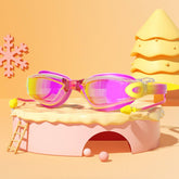 KIDS MIRRORED SWIM GOGGLES HD ANTI FOG CUTE_CWMM6648