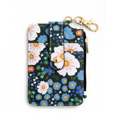 PRINTED HEM CARD HOLDER WALLET KEYCHAIN_CWMM1287