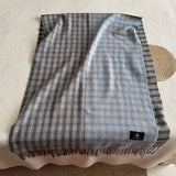 Vintage Plaid Scarf Soft Warm Winter Wrap_Cwasc2321