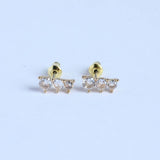 DECEMBER BIRTHSTONE STUD EARRINGS VINTAGE GIFT_CWAJE5111