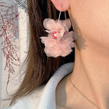 CREATIVE V SHAPE FLOWER EARRINGS ARTISTIC DESIGN_CWMM6274