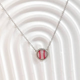 Football Basketball Small Pendants Sports Necklace_Cwmm3751