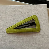 Velvet Triangle Hollow Bb Clip Chic Hairpin_Cwaha07970