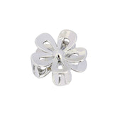 GOLD SILVER EGG FLOWER LARGE HAIR CLAW ELEGANT_CWMM4995