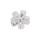 GOLD SILVER EGG FLOWER LARGE HAIR CLAW ELEGANT_CWMM4995