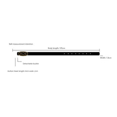 Women Retro Copper Snap Fastener Waist Belt_Cwabe0182