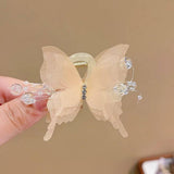 SWEET RHINESTONE BUTTERFLY MINI CLAW SPARKLY CLIP_CWAHA2303