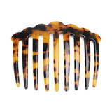 ACETATE HAIR COMB VINTAGE LEOPARD PRINT INSERTCOMB_CWAHA4206
