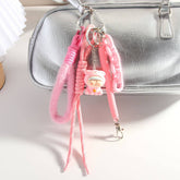 CUTE LILITH BEAR BRAIDED STRAP KEYCHAIN GIFT_CWMM7739