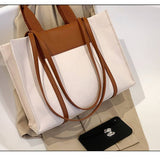 DAILY COMMUTING FASHION SHOULDER BAG TOTE BAG_CWAB1384