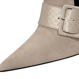 Women Deep High Heels With Belt Buckle