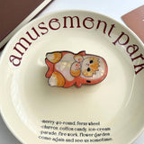 CUTE CAT DOG CLAW CLIP ACETATE ANIMAL HAIRPIN_CWAHA5892