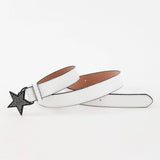 Simple And Versatile Star-Buttoned Trendy Belt