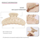 DIAMOND HAIR CLIP PONYTAIL CLIP LARGE SHARK CLIP_CWAHA4247