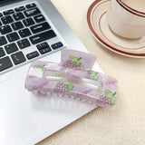 IRIDESCENT FRUIT HAIR CLAW SWEET CANDY COLOR CLIP_CWAHA1577