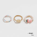 Womens Colorful Pearl Shell Beaded Necklace