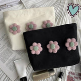 THREE DIMENSIONAL FLOWER CARRY ON COSMETIC BAG_CWAB2145