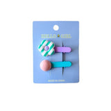 CHILDRENS FLOWER ROUND BEAD HAIRPIN_CWAHA1821