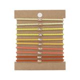 10 PIECE GRADIENT COLOR PALETTE HAIR SCRUNCHIES_CWAHA2717