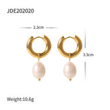 PERSONALIZED HIGH END GOLD PIGMENT HOOP EARRINGS_CWMM2350