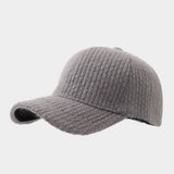 Plain Knit Baseball Cap Warm Winter Unisex_Cwah04645