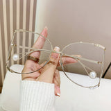 LARGE FRAME SUNGLASSES WITH PEARLS ANTI UV_CWASG0343