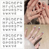 COUPLE CAT LETTER TATTOOS WATERPROOF LASTING_CWMM8223