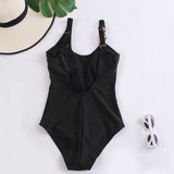 Adjustable Swimsuit With Circular Shoulder Straps_Cwmw0163