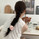 SATIN THREE DIMENSIONAL GENTLE ROSE HAIRBAND_CWAHA4684