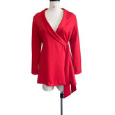 SLIM FIT TIE STRAP SUIT SKIRT PLUS SIZE DRESS_CWDSD6168