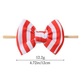 STRIPED CHILDRENS HAIRBAND BOW HAIR ROPE_CWAHA2351