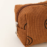 SIMPLE SMILING FACE MEDIUM COSMETIC BAG_CWAB1035