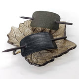 ELEGANT VINTAGE CROC PATTERN HAIR STICK_CWAHA6384