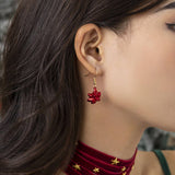 Versatile Deer Bow Simple Earrings