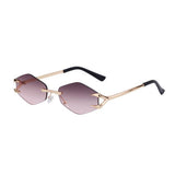 FRAMELESS STREET STYLE SUN PROTECTION SUNGLASSES_CWASG0746