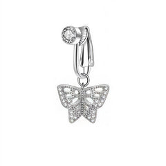 FAKE BELLY BUTTON RING CLIP ON NO PIERCING_CWMM9191