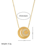 18K STAINLESS STEEL TAROT PENDANT NECKLACE_CWMM3773