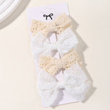 BABY FLORAL PRINT HAIR CLIP SET CHRISTMAS STYLE_CWAHA6745