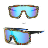 LARGE FRAME DIAMOND COLORFUL WINDPROOF SUNGLASSES_CWASG0841
