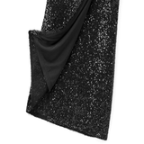 SEQUIN WRAP SKIRT FRENCH CHIC STYLE FOR WOMEN_CWDSD8353