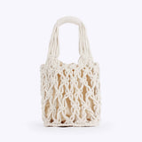 FASHION HOLLOW THICK COTTON ROPE HAND WOVEN BAG_CWAB4687