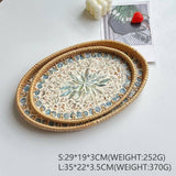 RATTAN SHELL ROUND PLATE THREE PIECE SET_CWMM4496