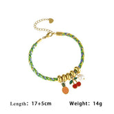 COLORFUL FRUIT BEAD ROPE NECKLACE BRACELET_CWMM7529