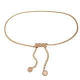 Women Rose Buckle Waist Chain Belt_Cwabe0308