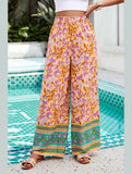 CASUAL PRINT SPANDEX WIDE-LEG PANTS_CWBLP0707