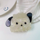 CUTE CARTOON CLOUD KITTEN HAIR CLAWS CLEAR GIRL_CWAHA1349