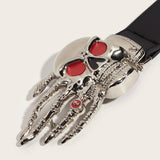 FASHIONABLE PUNK STYLE SKULL SNAP BELT_CWABE0285