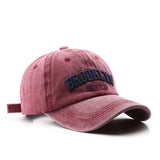LETTER EMBROIDERY BASEBALL HAT FOR MEN WOMEN CWAH1265