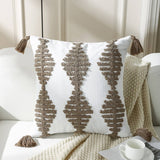 BOHO TUFTED EMBROIDERED PILLOW COVER FOR SOFA BED_CWMM7696